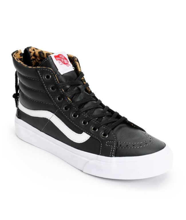 vans sk8 hi leopard